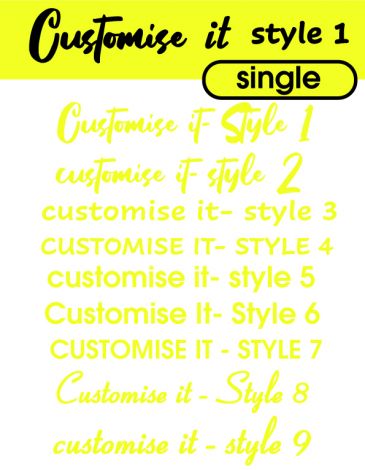 Customise your own-Style 4-regular-Primerose yellow
