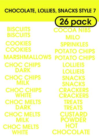Chocolates Lollies Snacks Style 7-regular-Primerose yellow