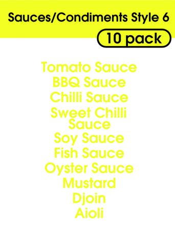 Sauce and Condiments Style 6-regular-Primerose yellow