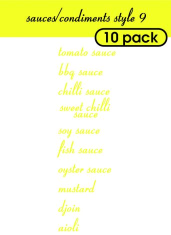 Sauce and Condiments Style 9-regular-Primerose yellow