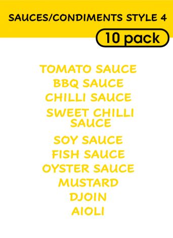Sauce and Condiments Style 4-regular-R. Yellow