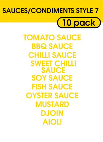 Sauce and Condiments Style 7-regular-R. Yellow