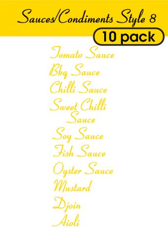 Sauce and Condiments Style 8-regular-R. Yellow