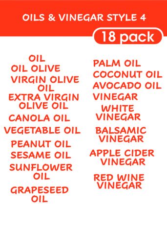 Oils and Vinger Style 4-regular-Red Orange