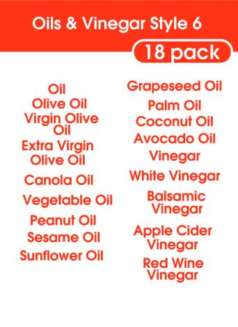 Oils and Vinger Style 6-regular-Red Orange