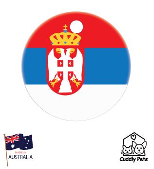 Patriotic ID Tags-Serbia