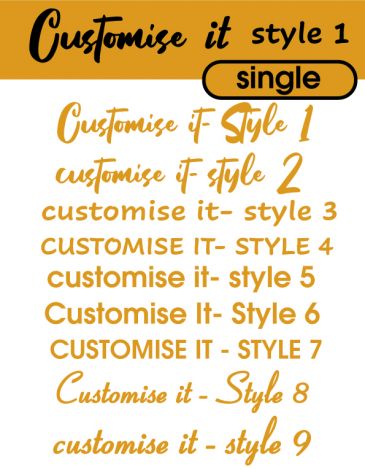 Customise your own-Style 4-regular-Signal Yellow