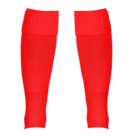GK Footless pull up sleeve sock-XS  5-8-red