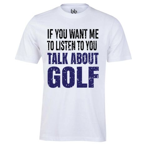 Talk about golf tee-XS-white