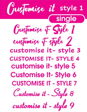Customise your own-Style 4-regular-Telemagenta