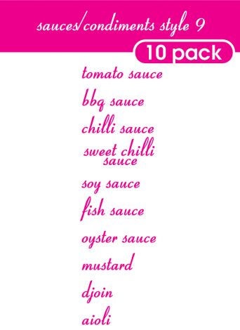 Sauce and Condiments Style 9-regular-Telemagenta