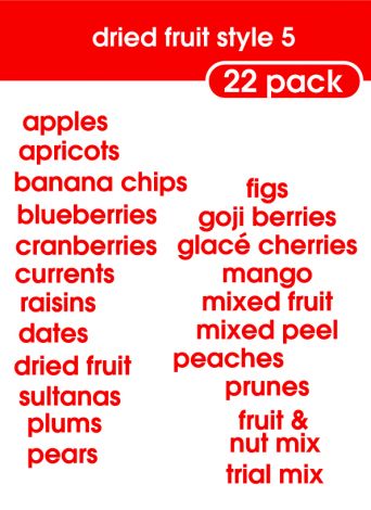 Dried Fruit Style 5-regular-Traffic Red