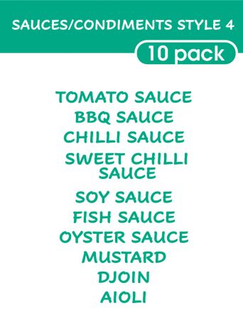 Sauce and Condiments Style 4-regular-turquoise