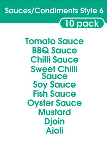 Sauce and Condiments Style 6-regular-turquoise