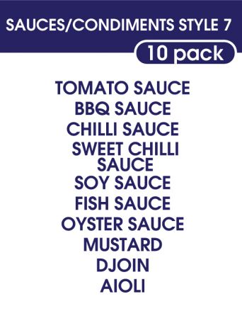 Sauce and Condiments Style 7-regular-violet blue