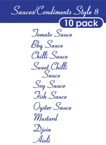 Sauce and Condiments Style 8-regular-violet blue