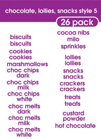 Chocolates Lollies Snacks Style 5-regular-violet