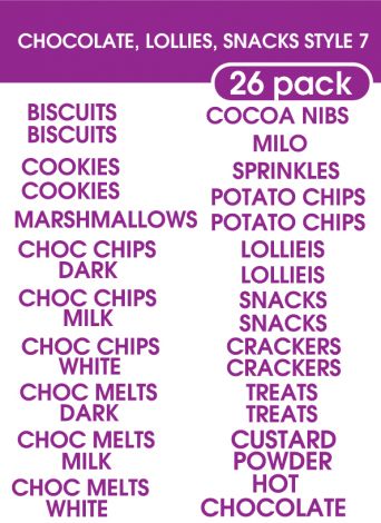 Chocolates Lollies Snacks Style 7-regular-violet