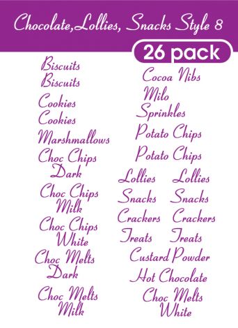 Chocolates Lollies Snacks Style 8-regular-violet