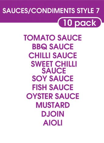 Sauce and Condiments Style 7-regular-violet