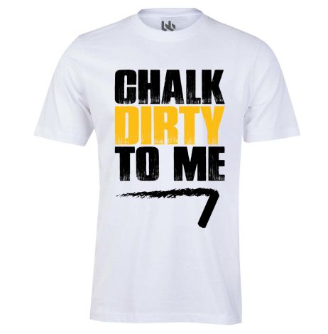 Chalk dirty to me T-shirt-XS-white