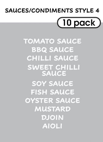 Sauce and Condiments Style 4-regular-white