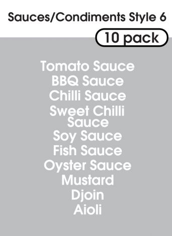 Sauce and Condiments Style 6-regular-white