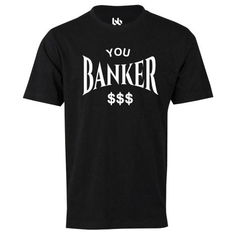 You banker tee-XS-black