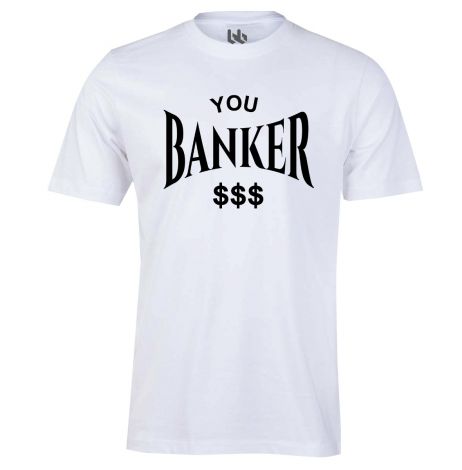 You banker tee-XS-white